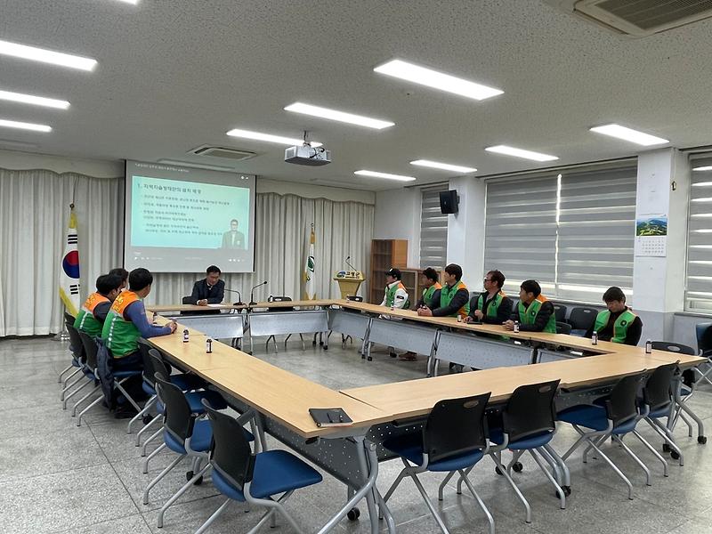 운수면 자율방재단 직무교육 실시!! 1