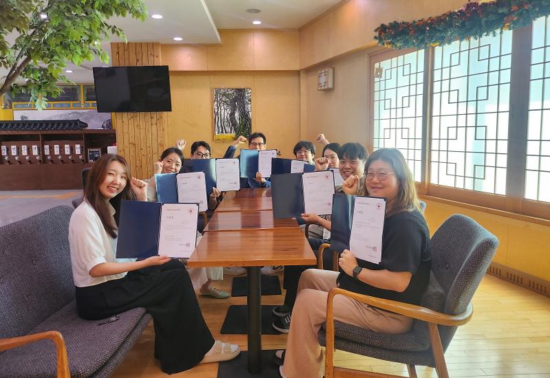 고령군관광협의회 전직원 응급처지 교육 수료(방문개 안전 최우선) 1