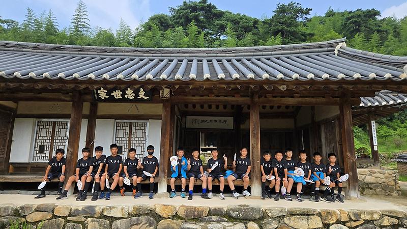 대만 룽화초등학교(龍華國小) 유소년 축구팀 개실마을 방문 1