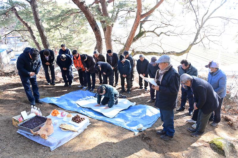 쌍림면 학림산악회, 새해맞이 시산제 지내 2